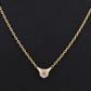 PANDORA 18K Gold Diamond Love Pod Necklace ALE 750