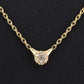 PANDORA 18K Gold Diamond Love Pod Necklace ALE 750