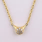 PANDORA 18K Gold Diamond Love Pod Necklace ALE 750