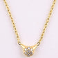 PANDORA 18K Gold Diamond Love Pod Necklace ALE 750