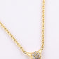 PANDORA 18K Gold Diamond Love Pod Necklace ALE 750