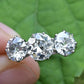 Art Deco 18K White Gold 3-Stone Ring – 3.00ct Old European Cut Diamonds Size 5