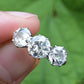 Art Deco 18K White Gold 3-Stone Ring – 3.00ct Old European Cut Diamonds Size 5