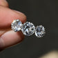 Art Deco 18K White Gold 3-Stone Ring – 3.00ct Old European Cut Diamonds Size 5
