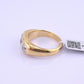 IGI Certified Art Deco Gypsy 14K Gold Old European Cut Diamond Ring 1.80 CTW