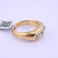 IGI Certified Art Deco Gypsy 14K Gold Old European Cut Diamond Ring 1.80 CTW