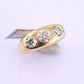 IGI Certified Art Deco Gypsy 14K Gold Old European Cut Diamond Ring 1.80 CTW