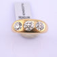 IGI Certified Art Deco Gypsy 14K Gold Old European Cut Diamond Ring 1.80 CTW