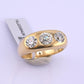 IGI Certified Art Deco Gypsy 14K Gold Old European Cut Diamond Ring 1.80 CTW