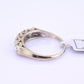 IGI Certified Vintage 14K White Gold Diamond Band Ring 0.88 CT VS Size 8