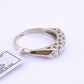 IGI Certified Vintage 14K White Gold Diamond Band Ring 0.88 CT VS Size 8