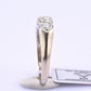 IGI Certified Vintage 14K White Gold Diamond Band Ring 0.88 CT VS Size 8