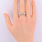 IGI Certified Vintage 14K White Gold Diamond Band Ring 0.88 CT VS Size 8