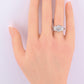 IGI Certified Vintage Platinum Diamond Ring 1.00 CTW Size 7.25