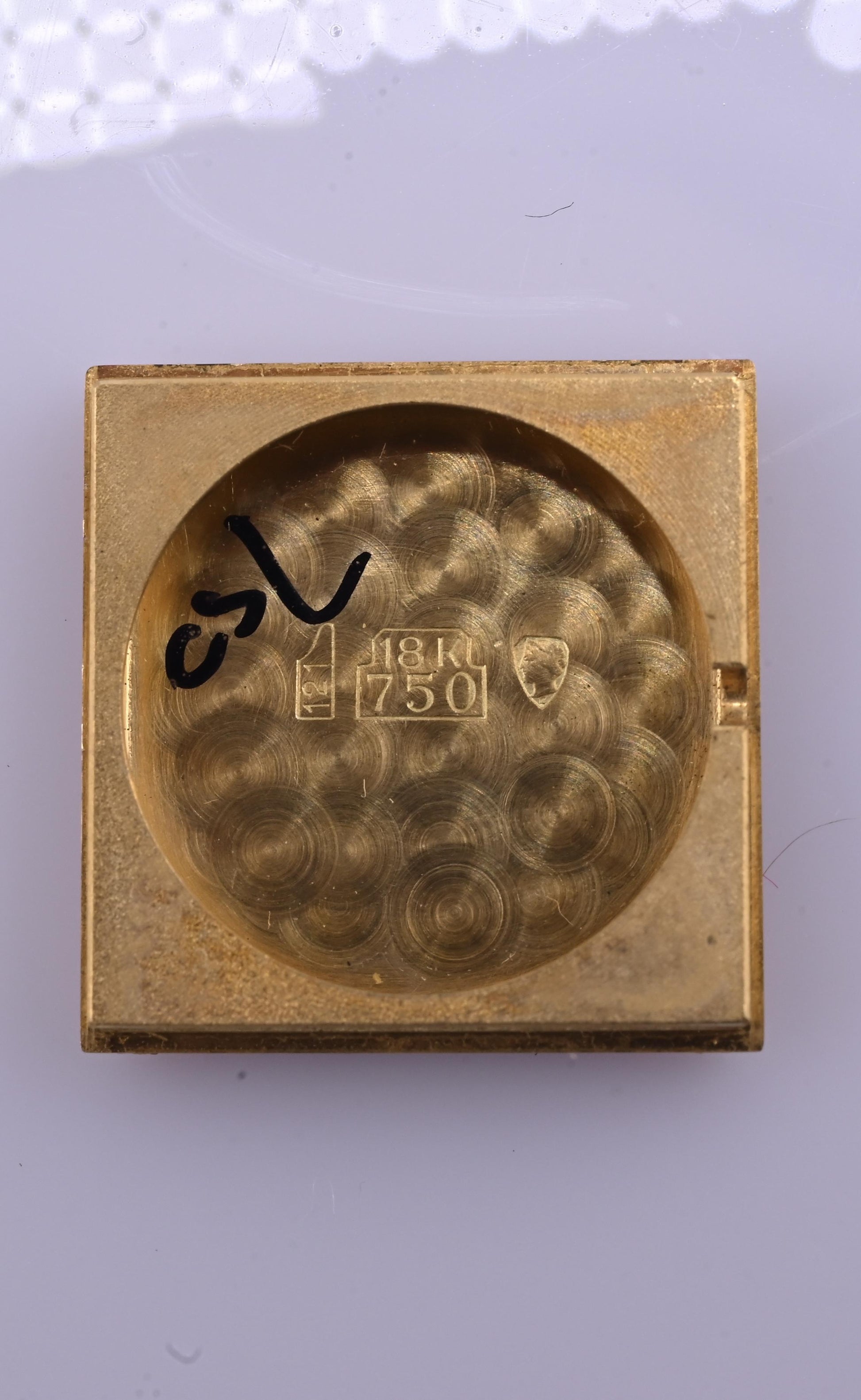 Vintage Cartier Paris Ladies Watch 18K Yellow Gold Swiss Made Ref 67117 Tank