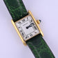 Vintage Cartier Paris Ladies Watch 18K Yellow Gold Swiss Made Ref 67117 Tank