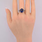 Rare Art Deco Period Sapphire & Diamond Ring With IGI Report