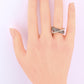 14K Pink Gold Le Vian Diamond Swirl Ring IGI Certified Ring Size 6.5