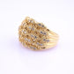 Sonia B 14K Diamond Cluster Ring • 15.04g Solid Gold • Size 8