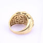 Sonia B 14K Diamond Cluster Ring • 15.04g Solid Gold • Size 8