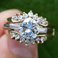 GIA Certified 1.56ct VVS1 H Diamond Platinum Ring w/ 14K Gold Enhancer 8.83g