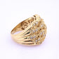 Sonia B 14K Diamond Cluster Ring • 15.04g Solid Gold • Size 8