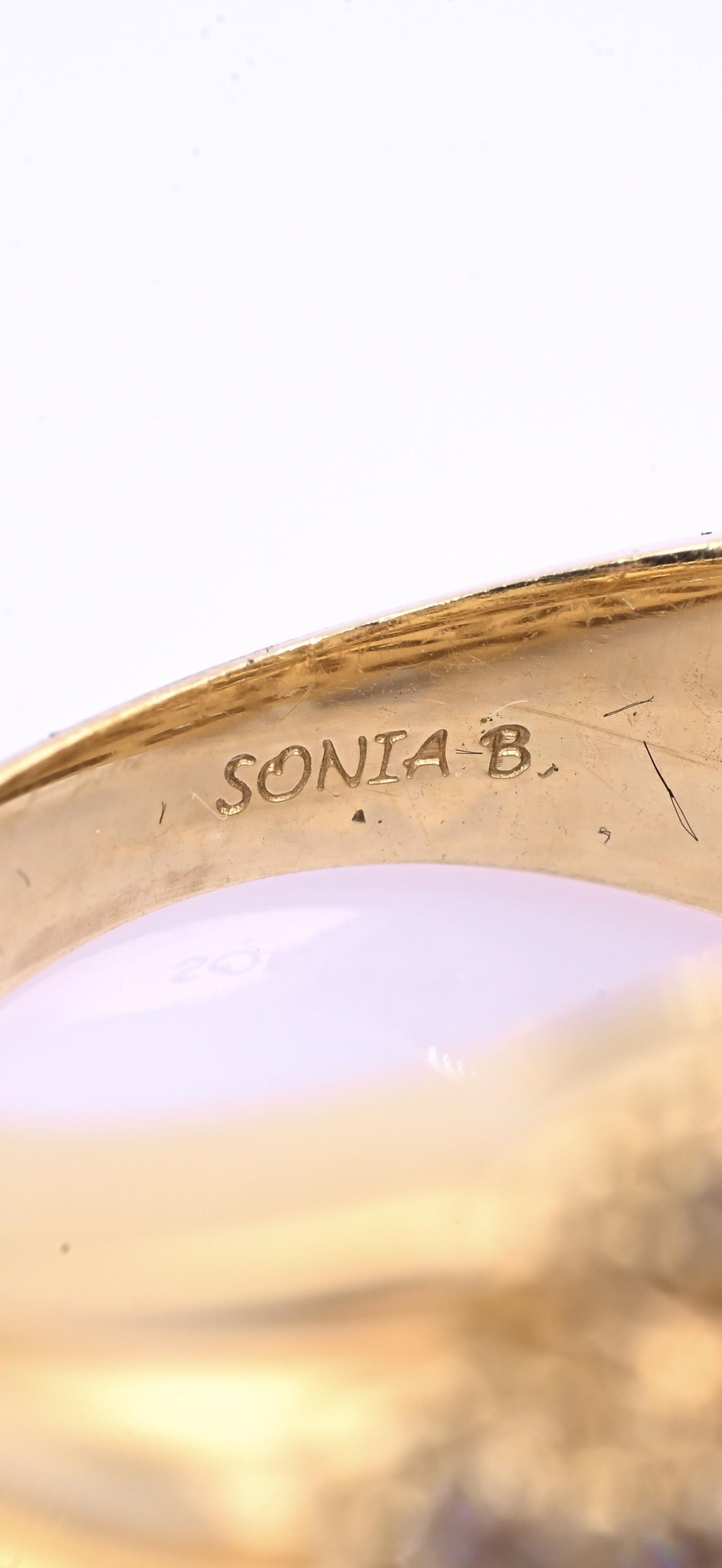 Sonia B 14K Diamond Cluster Ring • 15.04g Solid Gold • Size 8