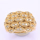 Sonia B 14K Diamond Cluster Ring • 15.04g Solid Gold • Size 8