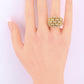 Sonia B 14K Diamond Cluster Ring • 15.04g Solid Gold • Size 8