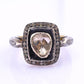 925 Sterling Silver IGI Certified Diamond Ring Freeform Diamond Ring Size 6
