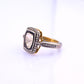 925 Sterling Silver IGI Certified Diamond Ring Freeform Diamond Ring Size 6