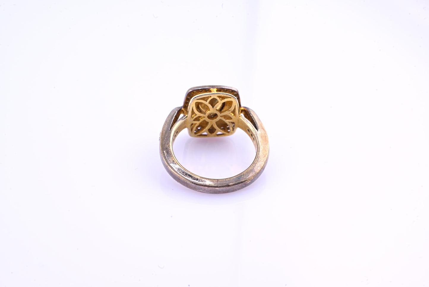 925 Sterling Silver IGI Certified Diamond Ring Freeform Diamond Ring Size 6