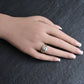 GIA Certified 1.56ct VVS1 H Diamond Platinum Ring w/ 14K Gold Enhancer 8.83g