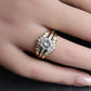 GIA Certified 1.56ct VVS1 H Diamond Platinum Ring w/ 14K Gold Enhancer 8.83g