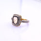 925 Sterling Silver IGI Certified Diamond Ring Freeform Diamond Ring Size 6