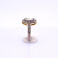 925 Sterling Silver IGI Certified Diamond Ring Freeform Diamond Ring Size 6