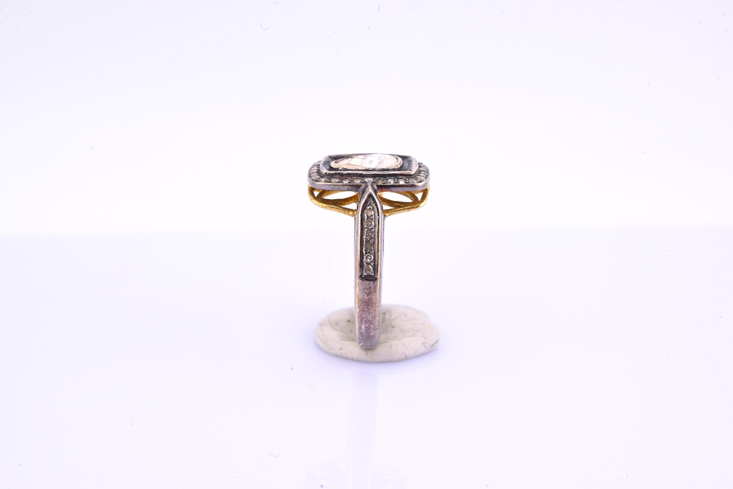 925 Sterling Silver IGI Certified Diamond Ring Freeform Diamond Ring Size 6