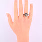 925 Sterling Silver IGI Certified Diamond Ring Freeform Diamond Ring Size 6