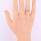 IGI Certified Art Deco 18K White Gold Diamond Ring Size 5.25