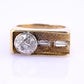 Art Deco 14K Gold Old European Cut Diamond Ring – .80 CT Center – Ring Size 5.5