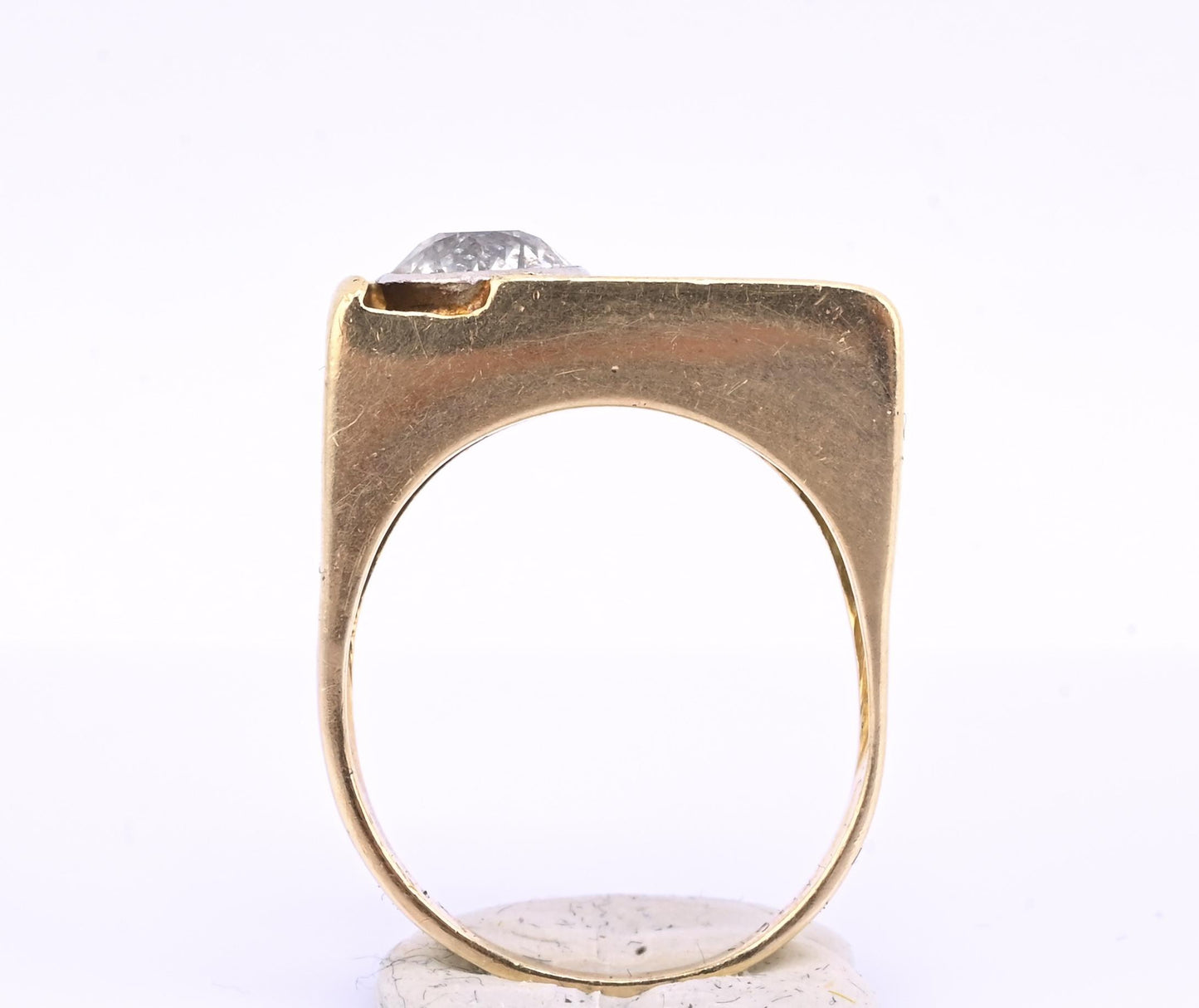 Art Deco 14K Gold Old European Cut Diamond Ring – .80 CT Center – Ring Size 5.5