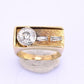 Art Deco 14K Gold Old European Cut Diamond Ring – .80 CT Center – Ring Size 5.5
