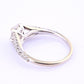 14K White Gold GIA .70ct G VS2 Diamond Engagement Ring Size 6