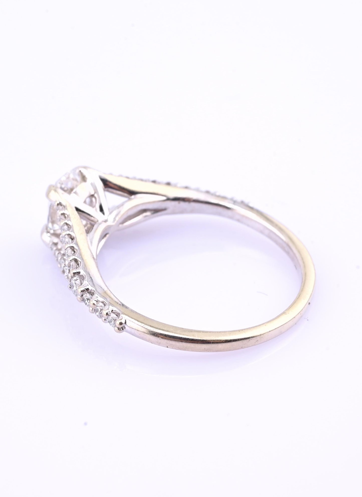 14K White Gold GIA .70ct G VS2 Diamond Engagement Ring Size 6