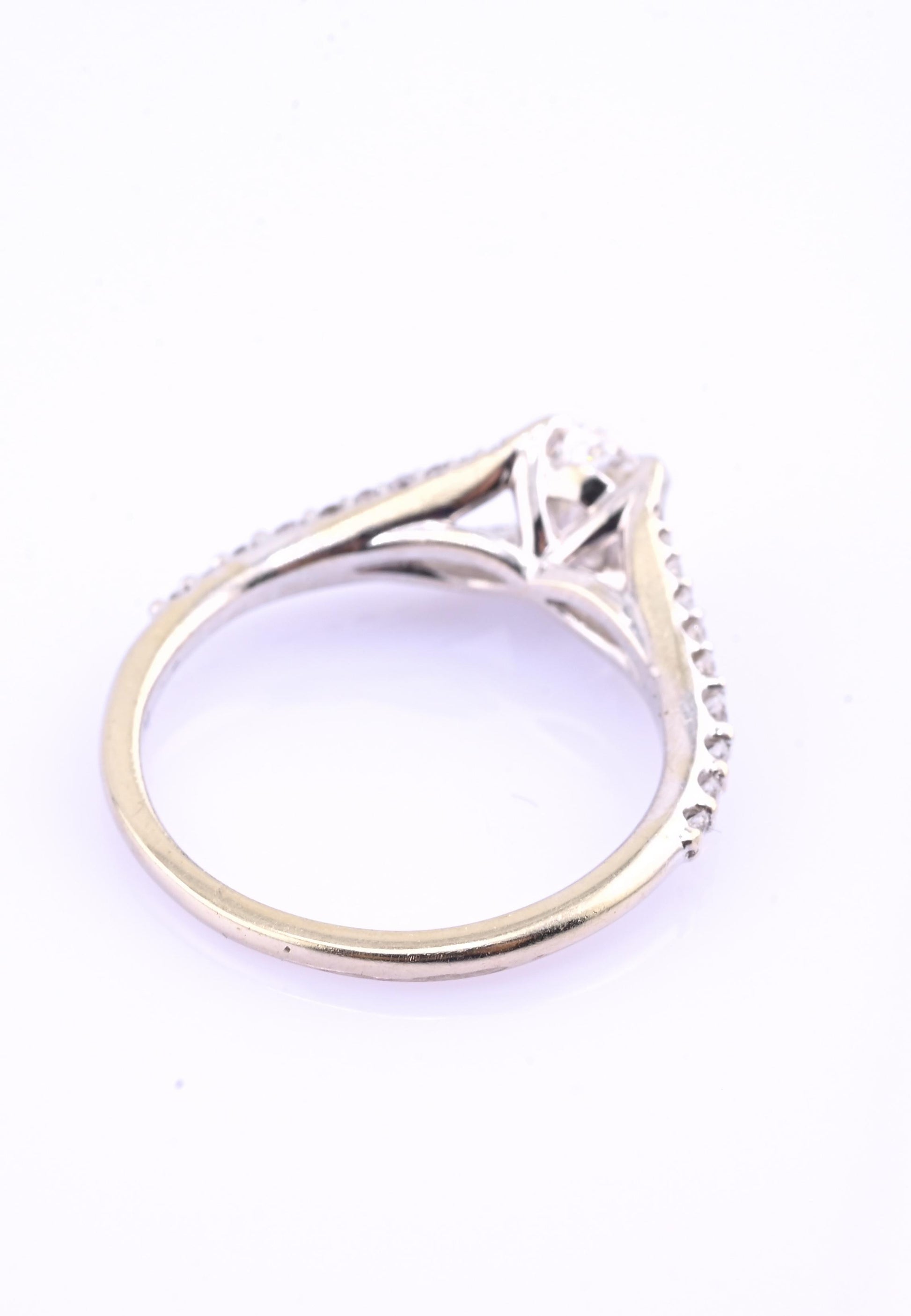 14K White Gold GIA .70ct G VS2 Diamond Engagement Ring Size 6