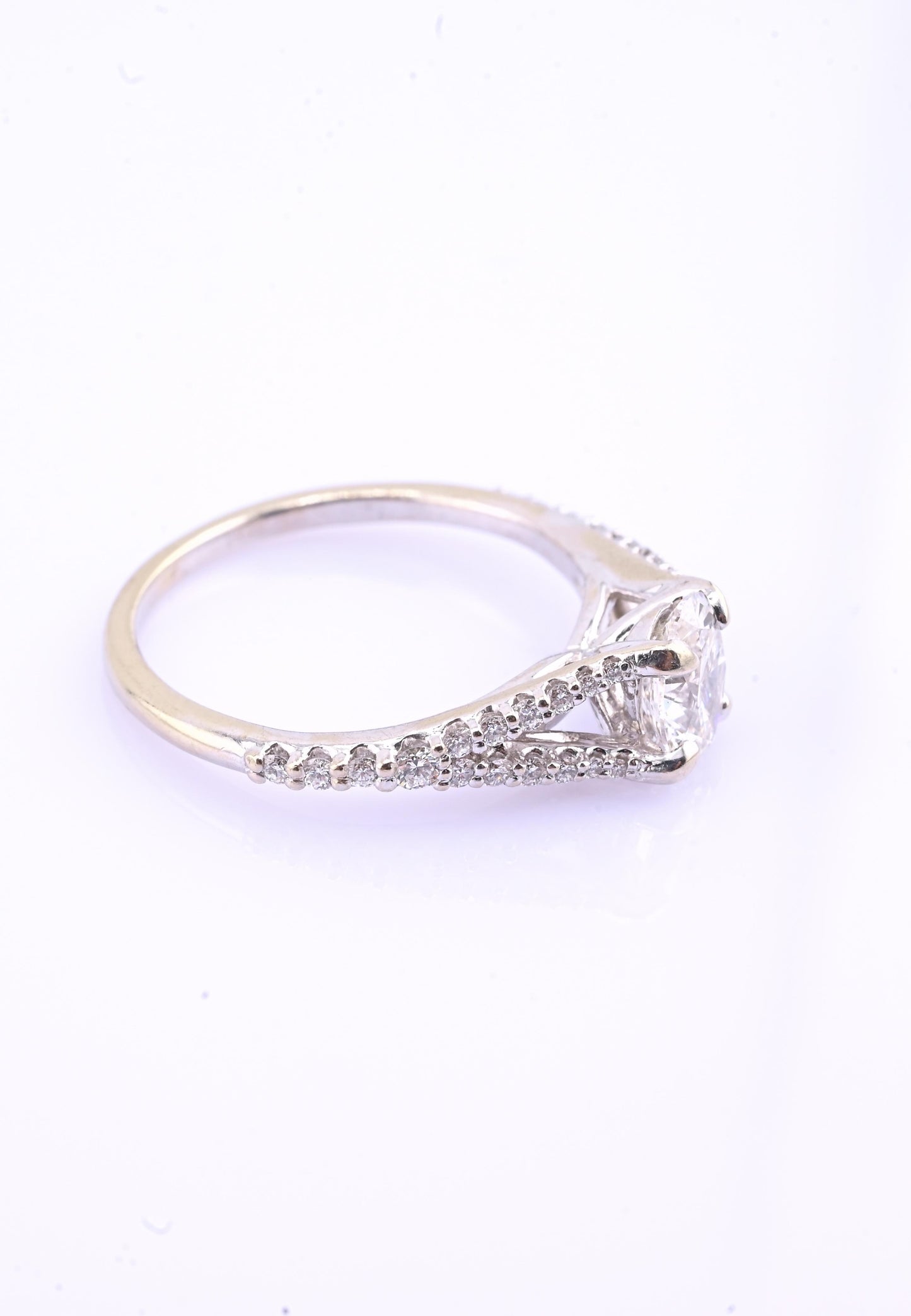 14K White Gold GIA .70ct G VS2 Diamond Engagement Ring Size 6