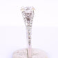 14K White Gold GIA .70ct G VS2 Diamond Engagement Ring Size 6