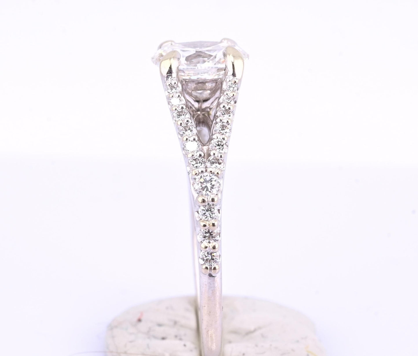 14K White Gold GIA .70ct G VS2 Diamond Engagement Ring Size 6