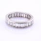 Magnificent 3.50 TCW Diamond Eternity Band in Solid Platinum Size 6.25 IGI Cert.