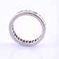 Magnificent 3.50 TCW Diamond Eternity Band in Solid Platinum Size 6.25 IGI Cert.